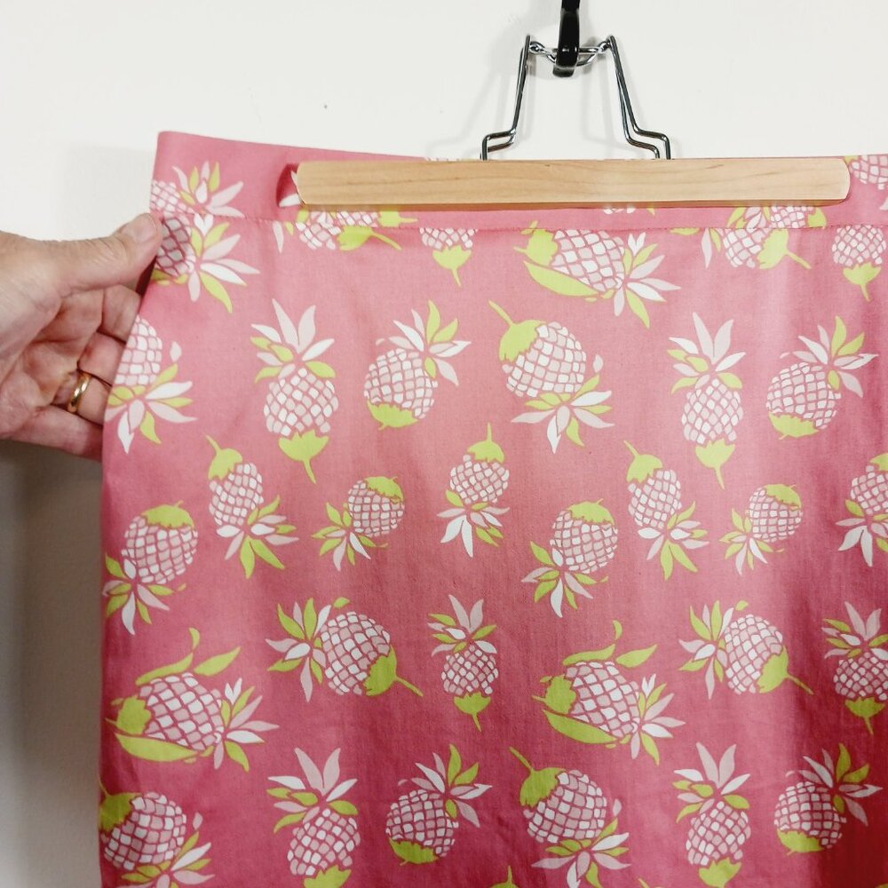 Brooks Brothers 346 Pink Pineapple Stretch Skirt, Size 8, Classic, Preppy, Golf - Picture 5 of 12